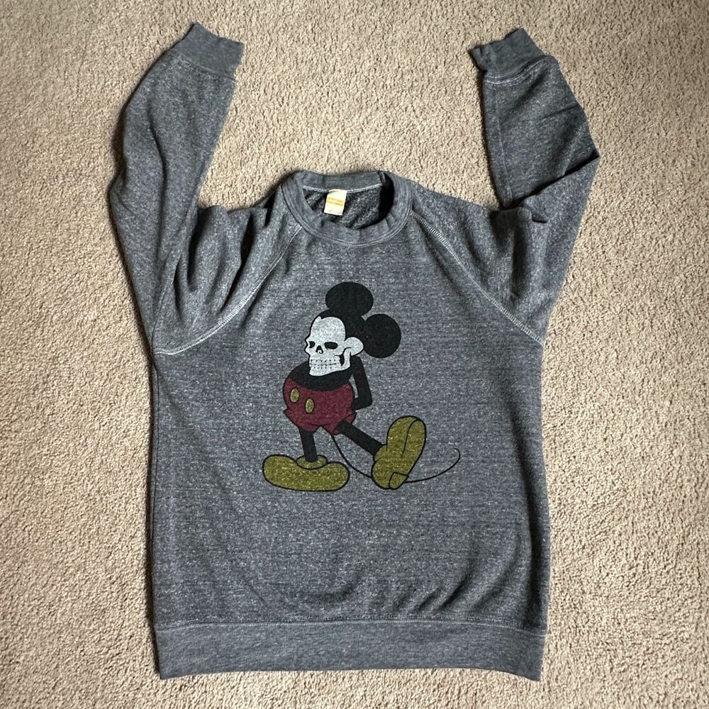 Death Mickey custom printed sweatshirt